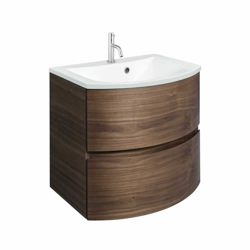 Svelte 60 Unit & Ice White Glass Basin